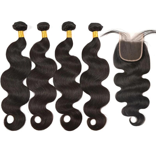 Body Wave 4 Bundles With Closure